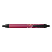 Stylo Noir Papillons (Dos)