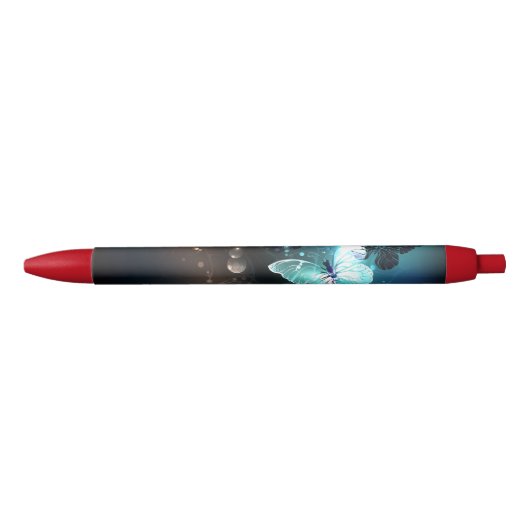 Stylo Noir Papillons de nuit (Devant)