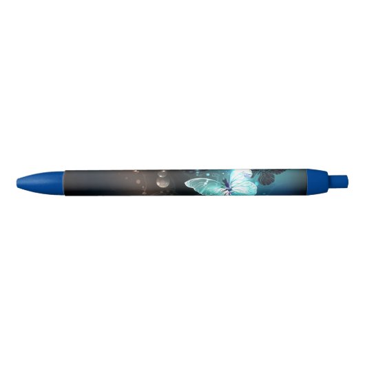 Stylo Noir Papillons de nuit (Devant)