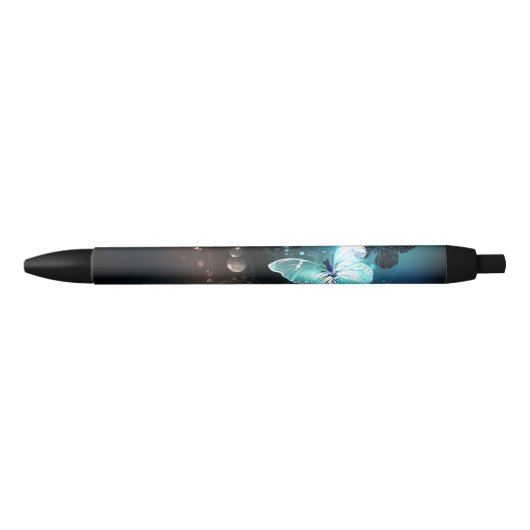 Stylo Noir Papillons de nuit à la menthe (Devant)