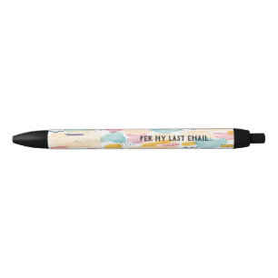 Stylo Noir Par mon stylet de messagerie Dernier