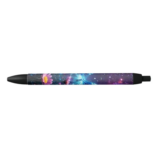Stylo Noir Paradis papillon (Devant)