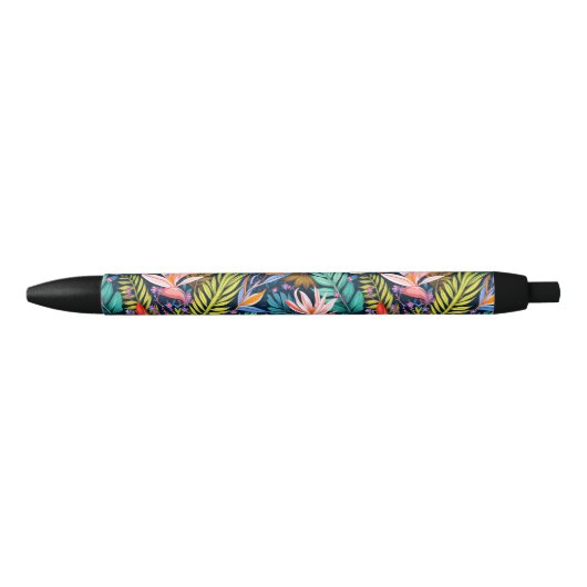 Stylo Noir Paradis tropical (Devant)