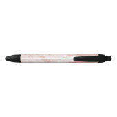 Stylo Noir Parties scintillant en or pour filles Roses (Dos)
