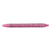 Stylo Noir Parties scintillant rose fille                (Devant)