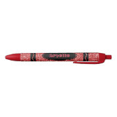 Stylo Noir Parties scintillant rouge classique Crayon Nom per (Bas)