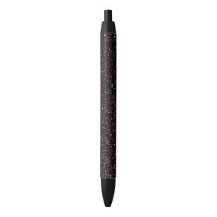 Stylo Noir Parties scintillantes noires
