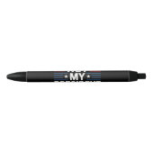 Stylo Noir Pas Mon Président (Devant)