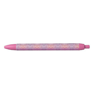 Stylo Noir Pastel coloré Abstrait