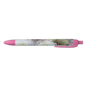 Stylo Noir Pastel Floral (Bas)