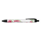 Stylo Noir Pastèque à l'aquarelle adorable (Haut)