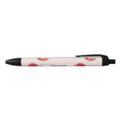 Stylo Noir Pastèque à l'aquarelle rafraîchissante (Haut)