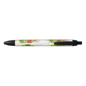 Stylo Noir pastèque Abstraite couleur vive (Dos)