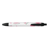 Stylo Noir Pastèque aquarelle adorable (Dos)