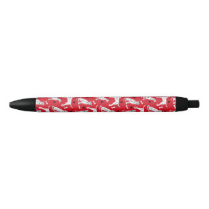 Stylo Noir Pâtes et os dalmatiens