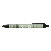 Stylo Noir Pathologiste orthophoniste SLP Stripes (Haut)