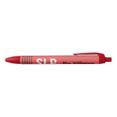 Stylo Noir Pathologiste orthophoniste sur mesure SLP (Haut)