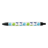 Stylo Noir Pattern of Whales, Cute Whales, Sea Animals (Devant)