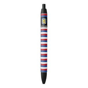 Stylo Noir Pays-Bas Drapeau mignon Patriotique