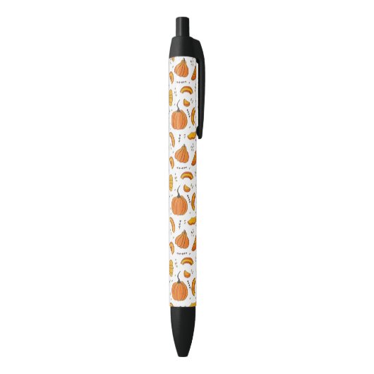 Stylo Noir Pays Rustique Automne Citrouille Automne (Bas (Vertical))