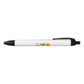 Stylo Noir Peace Love Pickleball (Haut)