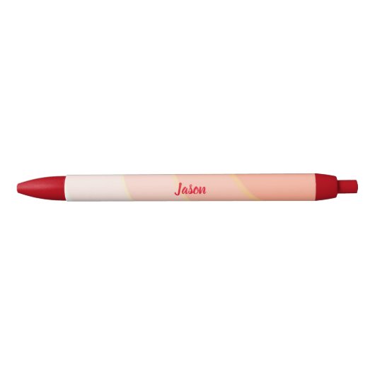 Stylo Noir Peach Circular Swils ombre (Devant)