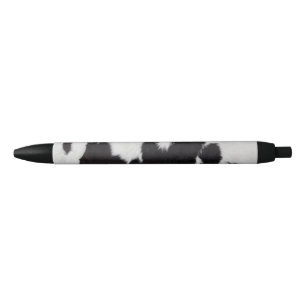 Stylo Noir peau de vache noir