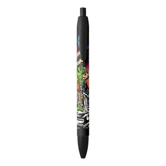 Stylo Noir Pêcheur de l'espace (Dos (Vertical))