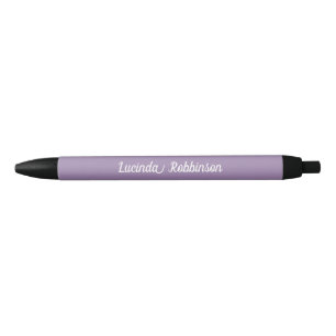 Stylo Noir Peigne   Couleur solide violet 2 personnel