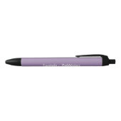 Stylo Noir Peigne | Couleur solide violet 2 personnel (Haut)