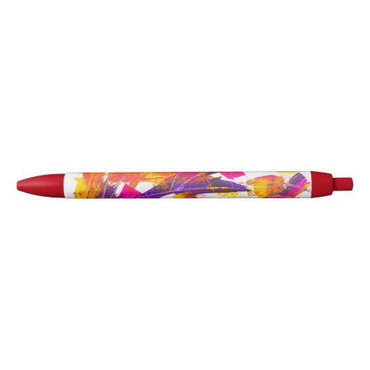Stylo Noir peinture à éclat (Devant)