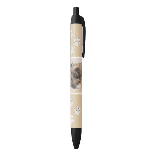 Stylo Noir Peinture de berger pyrénéenne - Cute Original Chie (Bas (Vertical))