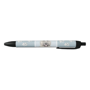 Stylo Noir Peinture de Bouvier des Flandres - Art original de