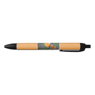 Stylo Noir Peinture Oriole - Art Oiseau Original