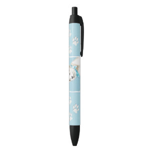Stylo Noir Peinture Sibérienne Husky Puppy - Art Chien origin