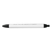 Stylo Noir Pen (Devant)
