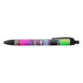 Stylo Noir Pen – Abstract Grid (Haut)
