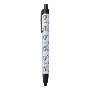 Stylo Noir Penguin de Christmas