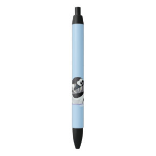 Stylo Noir Penguin Peek-a-Boo