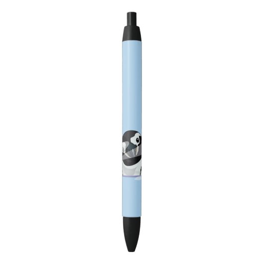 Stylo Noir Penguin Peek-a-Boo (devant Vertical)