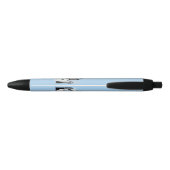 Stylo Noir Penguin Peek-a-Boo (Dos)