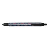 Stylo Noir Penser Comme Un Enseignant Nerd De Chimie Proton (Dos)
