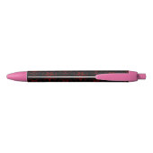 Stylo Noir Pentagram Red Devil (Dos)