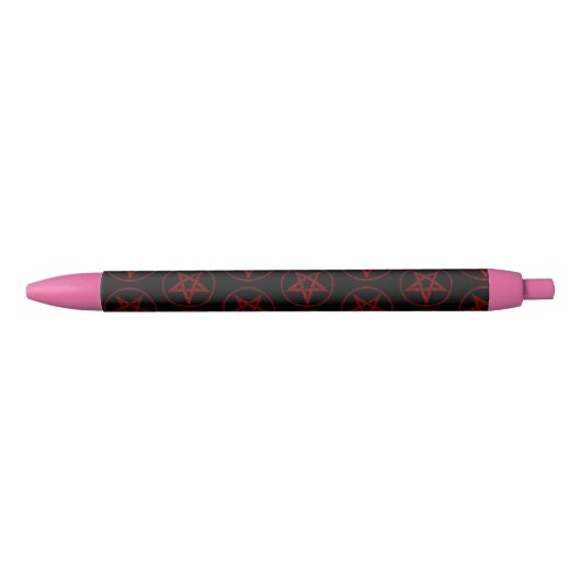 Stylo Noir Pentagram Red Devil (Devant)