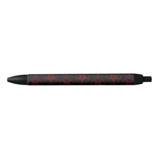 Stylo Noir Pentagram Red Devil (Devant)