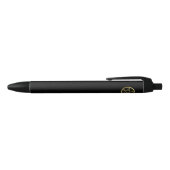 Stylo Noir Pentagramme doré (Haut)