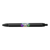 Stylo Noir pentagramme du Wiccan (Devant)