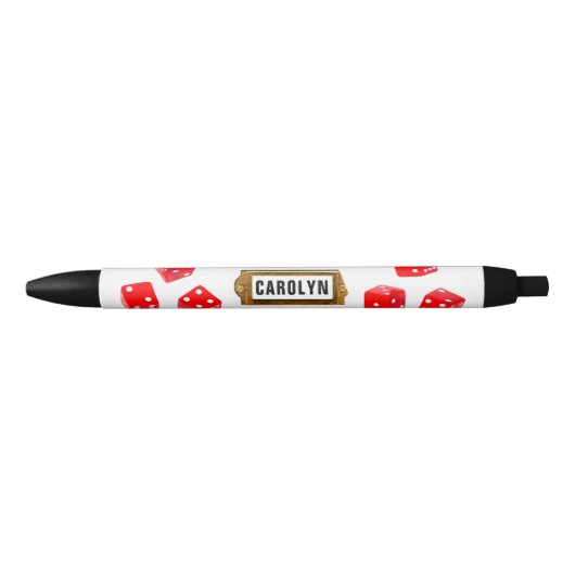 Stylo Noir Personalized Bunco Player (Devant)