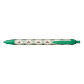 Stylo Noir Personalized Magic Academy Wizard School Green (Dos)