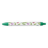 Stylo Noir Personalized Modern Colorful Tulip Flower (Devant)